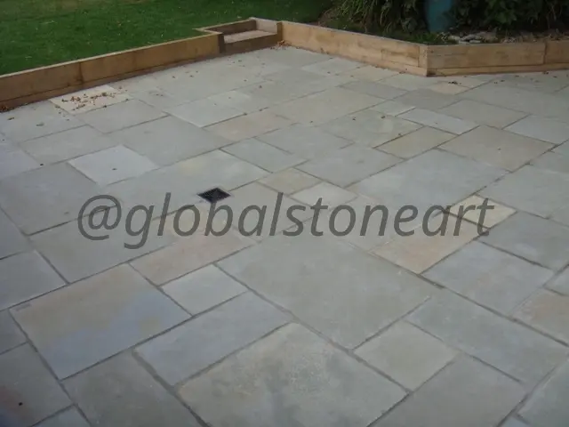 Grey Limestone Paving Slabs for Garden Patio