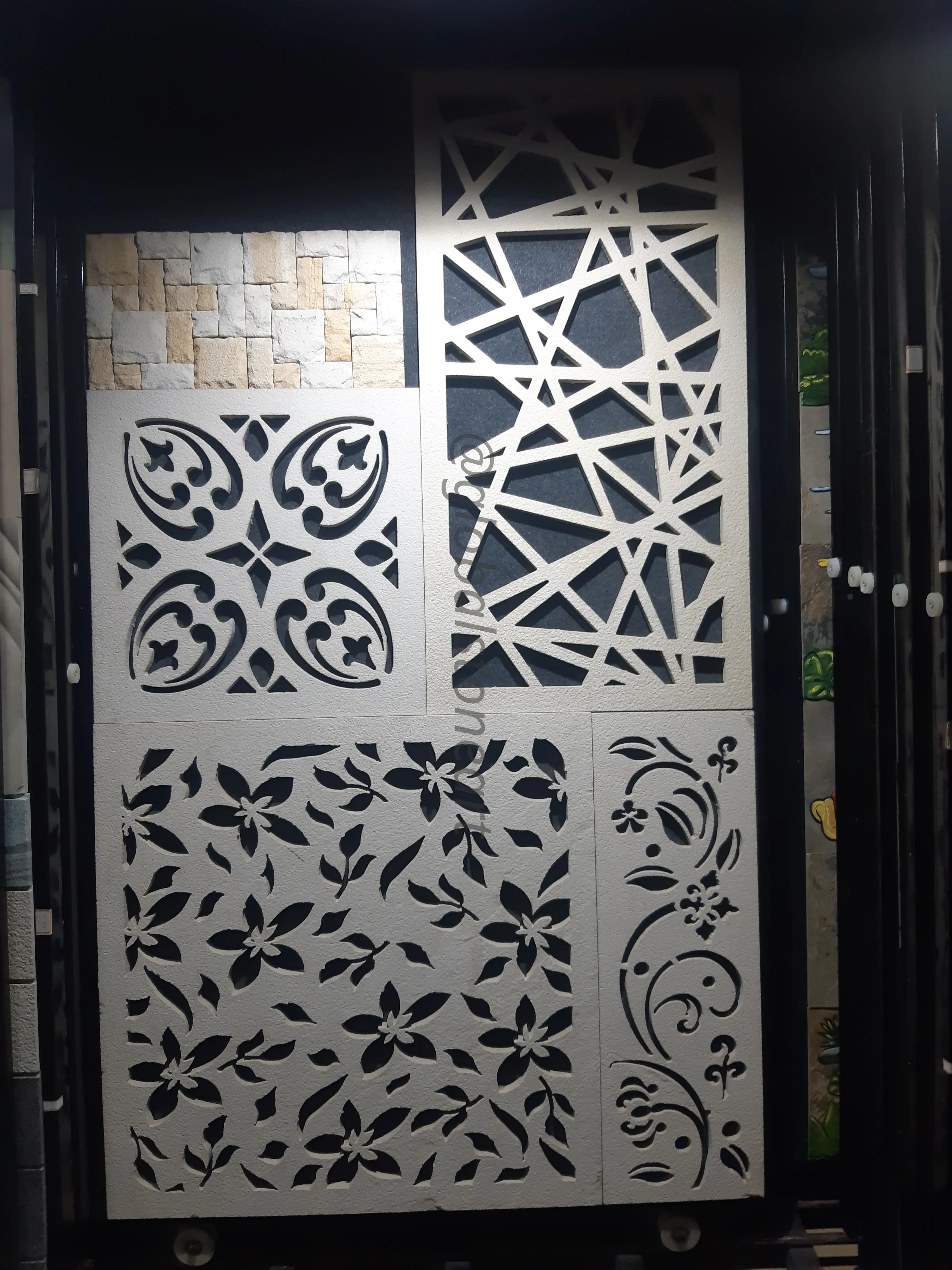 Assorted Pattern Stone Jali Panels for Gate & Partition
