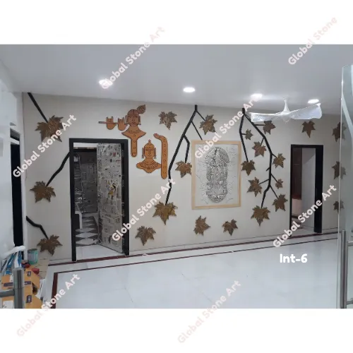Leaf & Vine Stone Wall Art Cladding for Hallway & Living Walls